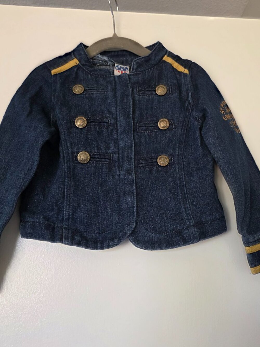 Junk Food Girl's Denim Jacket Beatles St Pepper Lonely Hearts Club Band Size 3T